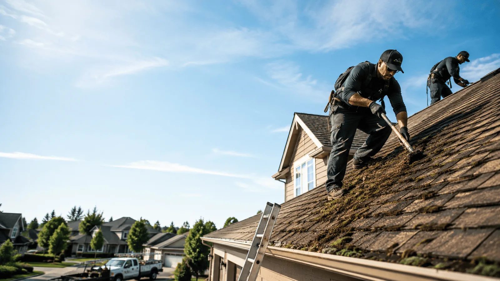 Roof Moss Removal in Lemont, IL near me